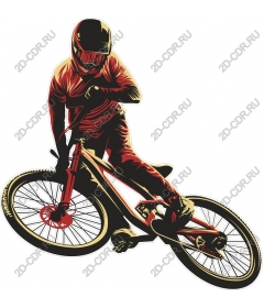 Mountain biker