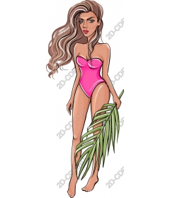 Tropical chic swimsuit