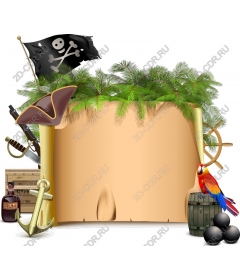 Whimsical pirate adventure