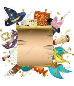 Mystical scroll decor - Whimsical