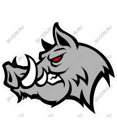  Ferocious boar's head