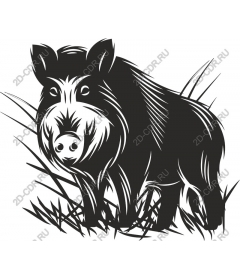 Rustic boar