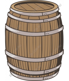 Wooden barrel rustic
