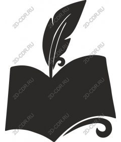  Elegant book and pen