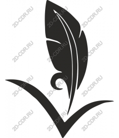  Stylized pen and a sheet