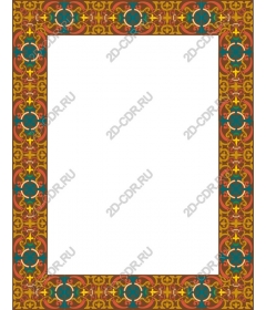 Decorative vintage frame