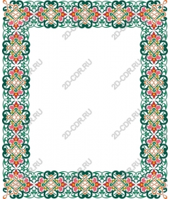  Elegant floral border