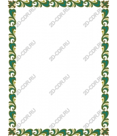  Elegant floral frame - Exquisite unique projects