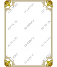 Elegant floral border