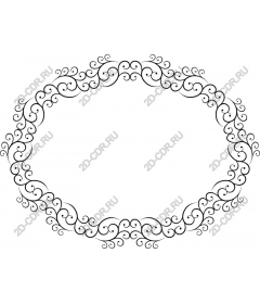 Elegant decorative frame