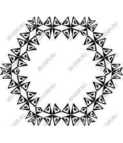 Pattern "Black triangle"