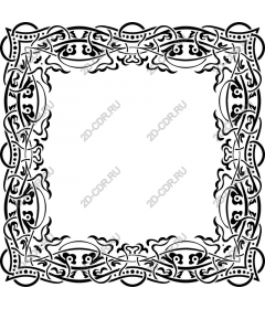 Exquisite decorative border