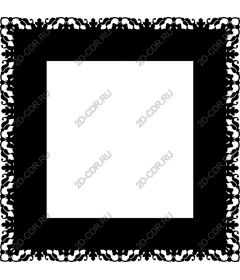 Vintage decorative frame