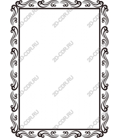 Elegant vintage frame