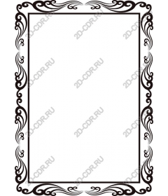 Vintage decorative frame