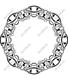Celtic knot circle