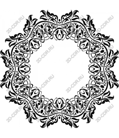  Decorative floral frame