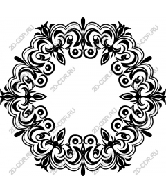 Decorative floral frame