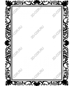 Exquisite vintage frame