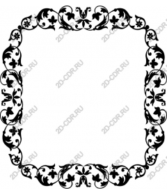  Elegant floral frame