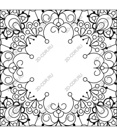 Intricate decorative border