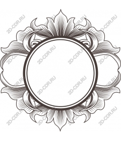  Decorative floral frame