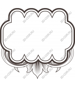  Elegant floral frame