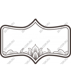  Винтажная цветочная рамка