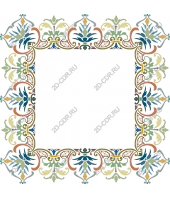  Elegant floral frame