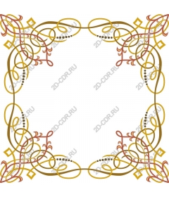 Elegant decorative frame and