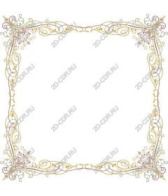 Elegant decorative frame