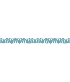  Elegant border made of leaves