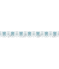  Elegant floral border