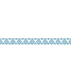 Elegant blue decorative border