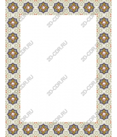  Bright floral border