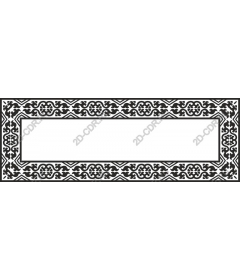 Exquisite decorative frame and