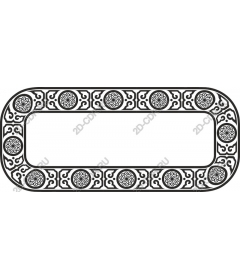 Elegant decorative frame