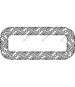  Elegant floral frame