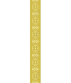  Elegant gold decorative border