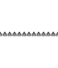  Black floral border