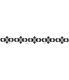 Ornamental floral frame