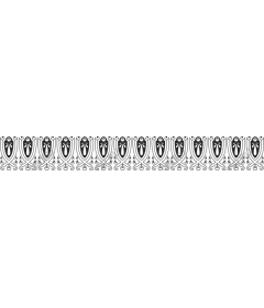  Elegant black and white pattern Clipart