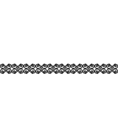 Exquisite black and white decorative frame