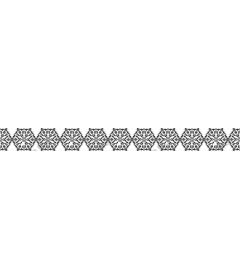  Elegant floral border