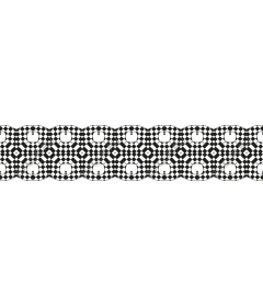  Black and white geometric pattern