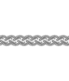  Decorative lace edging