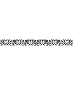 Ornamental floral frame