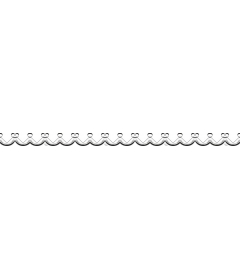 Elegant scalloped edging