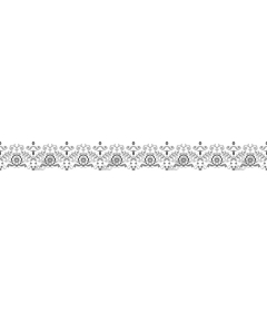  Elegant floral border