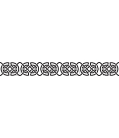  Border with Celtic knot